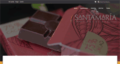 Desktop Screenshot of chocolatesantamaria.com