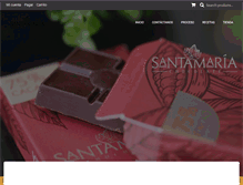 Tablet Screenshot of chocolatesantamaria.com